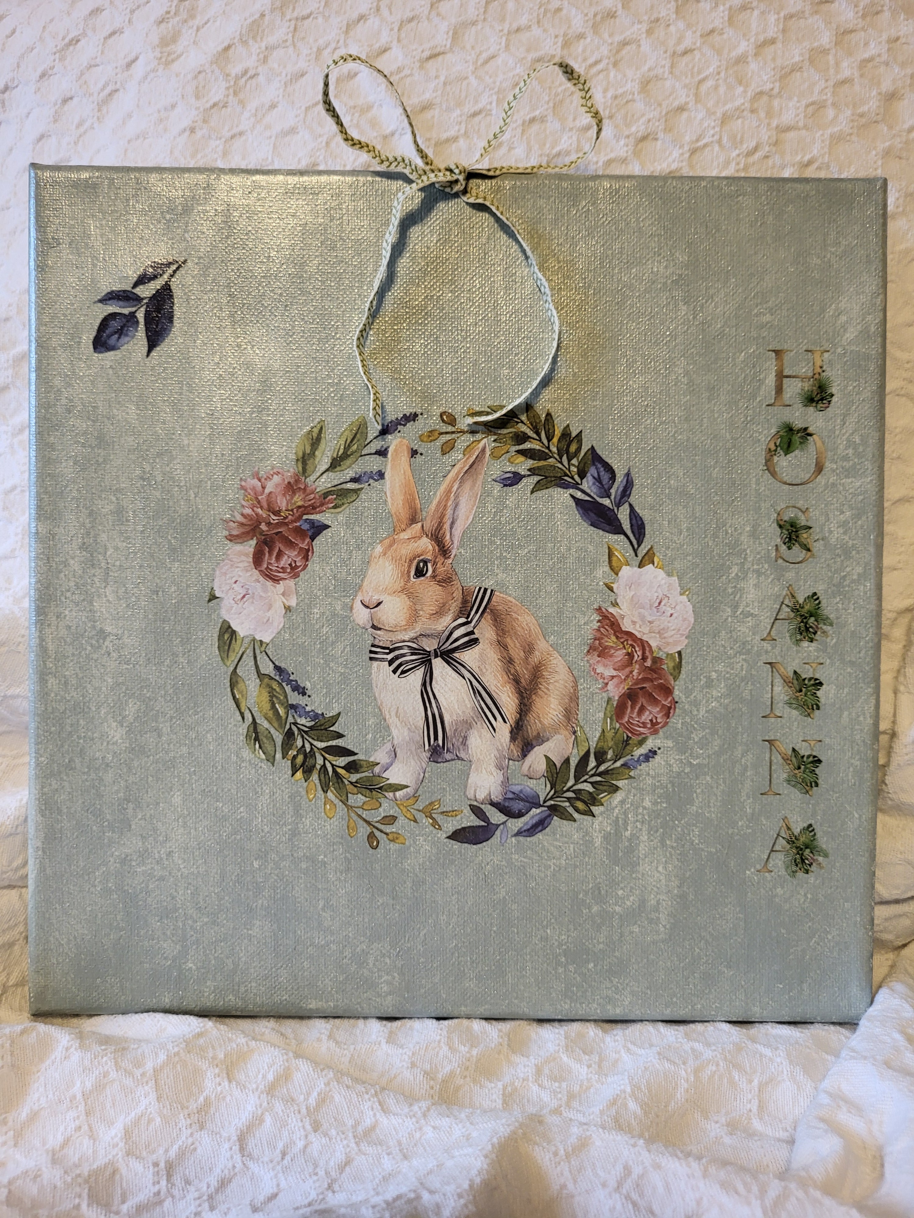 Hosannah! Canvas bunny picture
