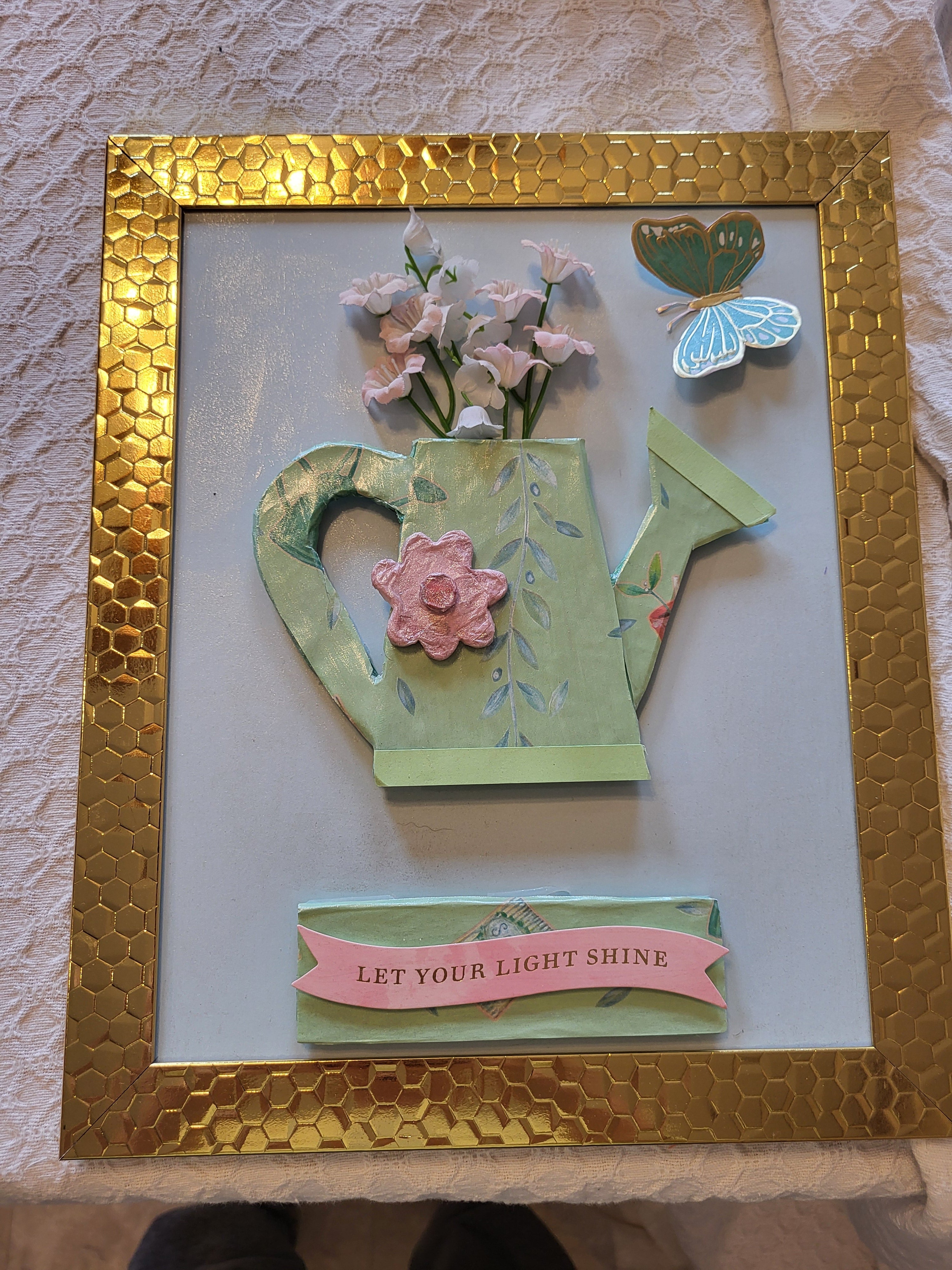 Let your light shine- Framed art