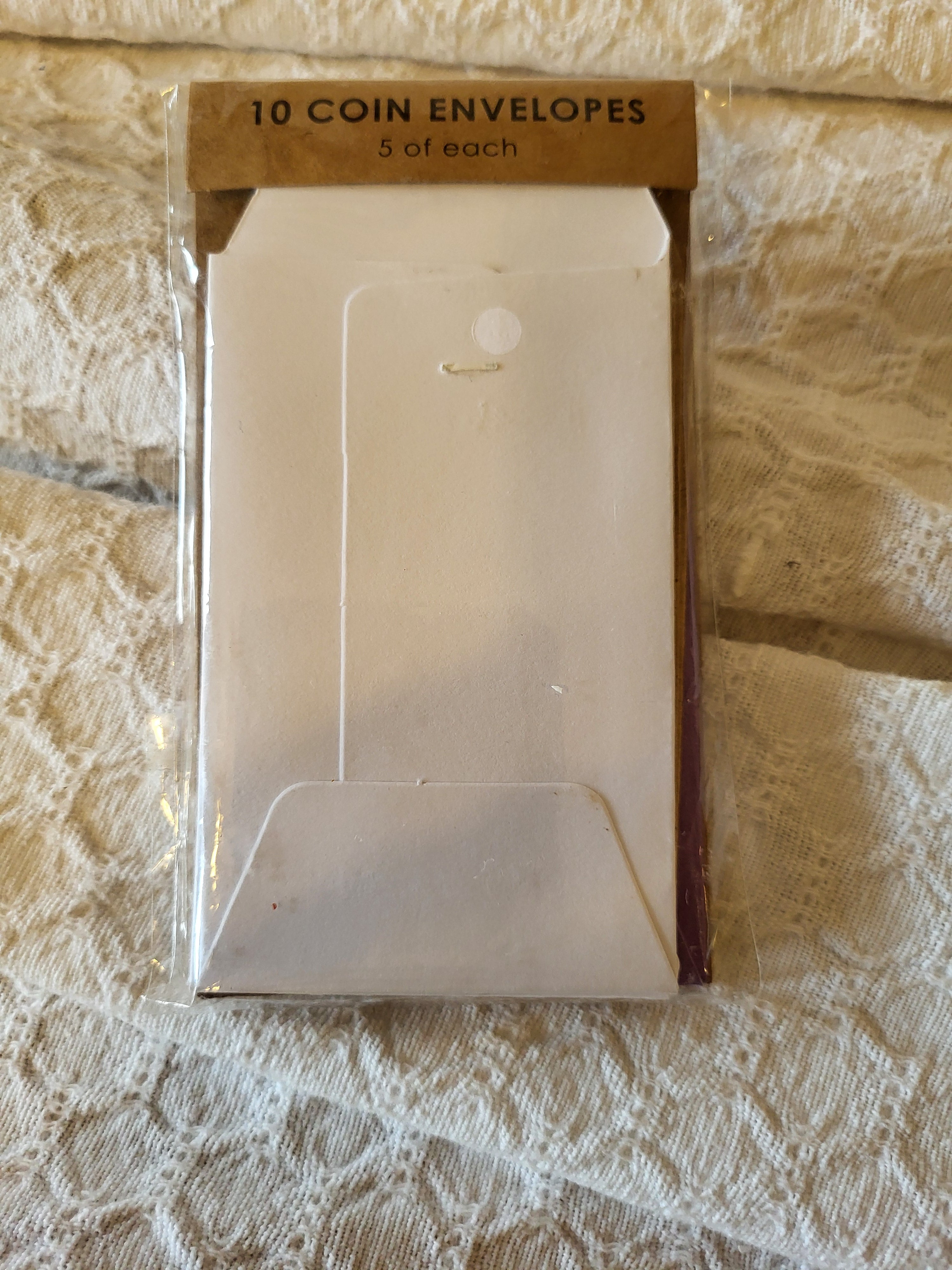 Coin Envelopes — Thrifted Set of 9