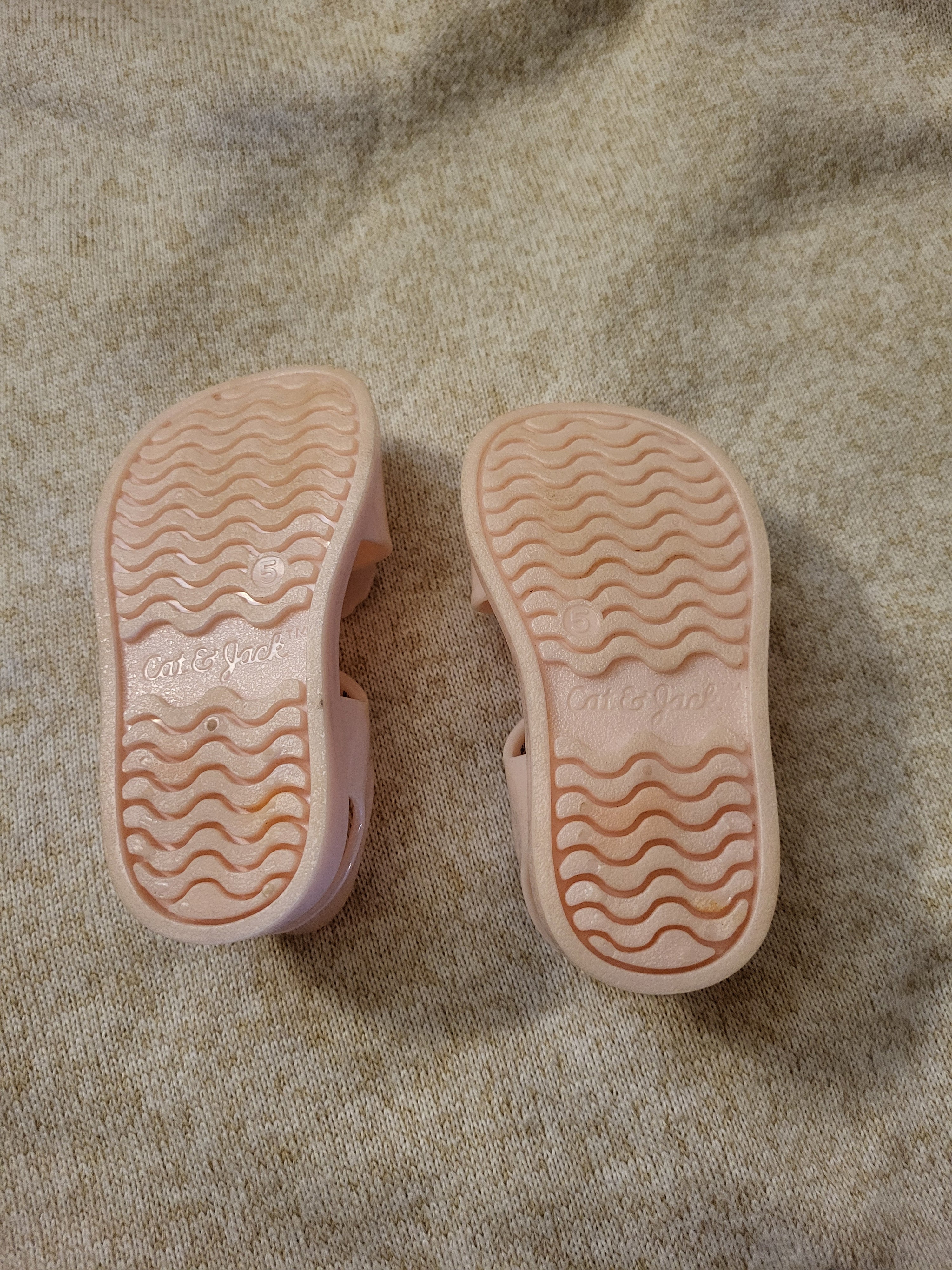 Cat & Jack Pink Jelly Sandals – Girls Size 5